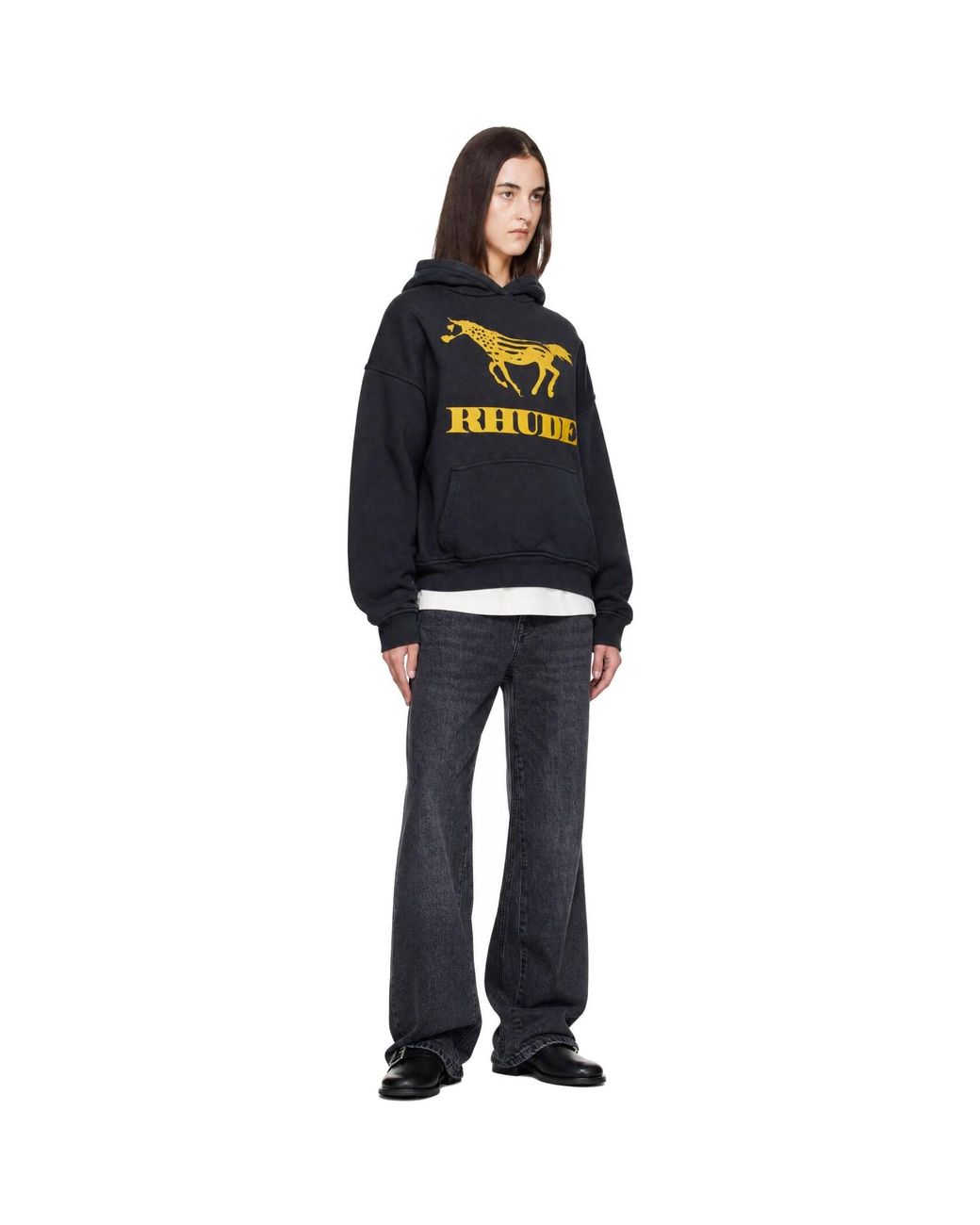 Rhude Black Dinero Hoodie