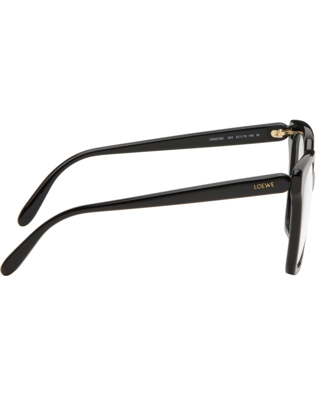 Loewe Black Slim Glasses for men