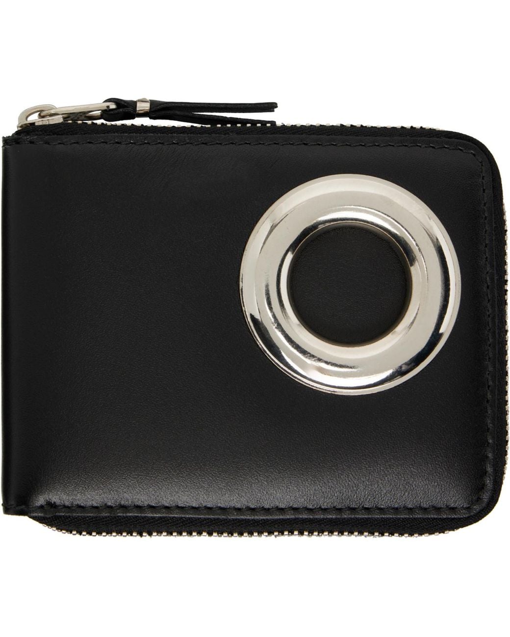Comme des Garçons Black Eyelet Wallet for men