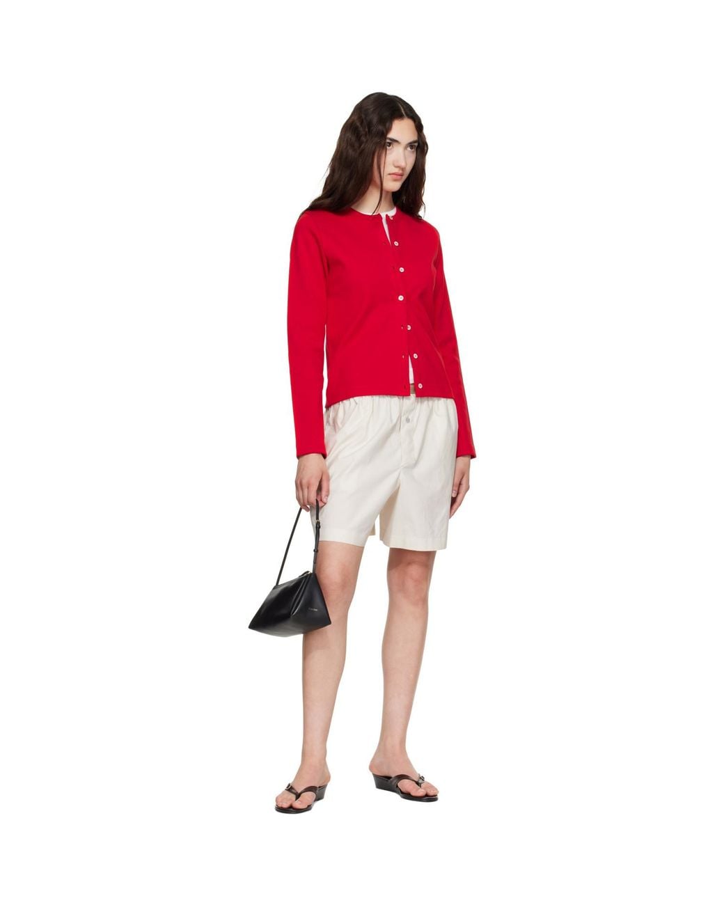 Flore Flore Red Poppy Cardigan