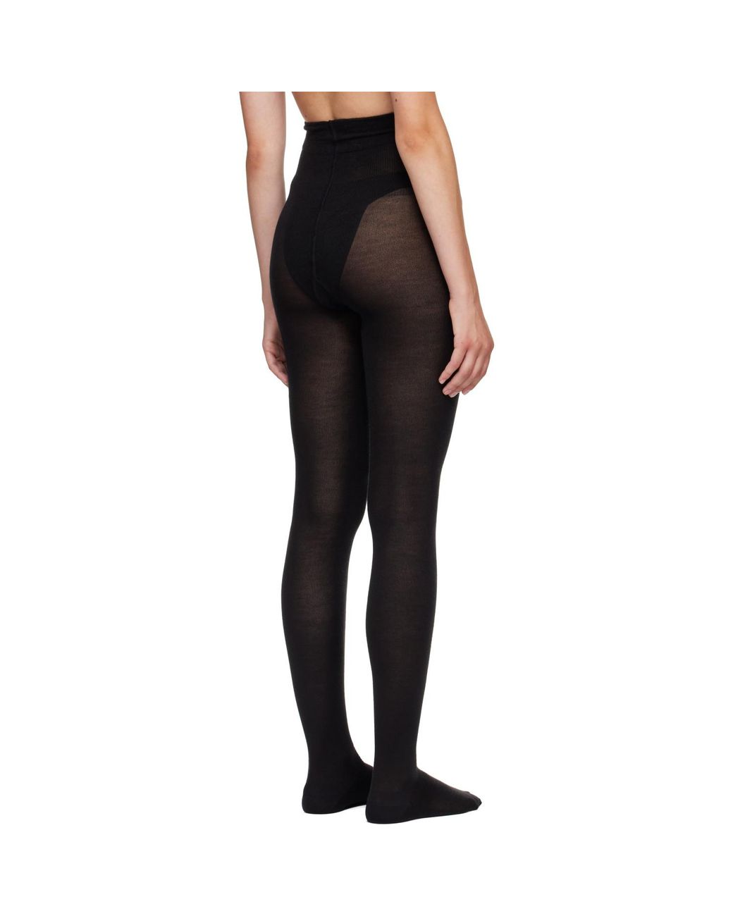 Wolford Black Cashmere & Silk Tights