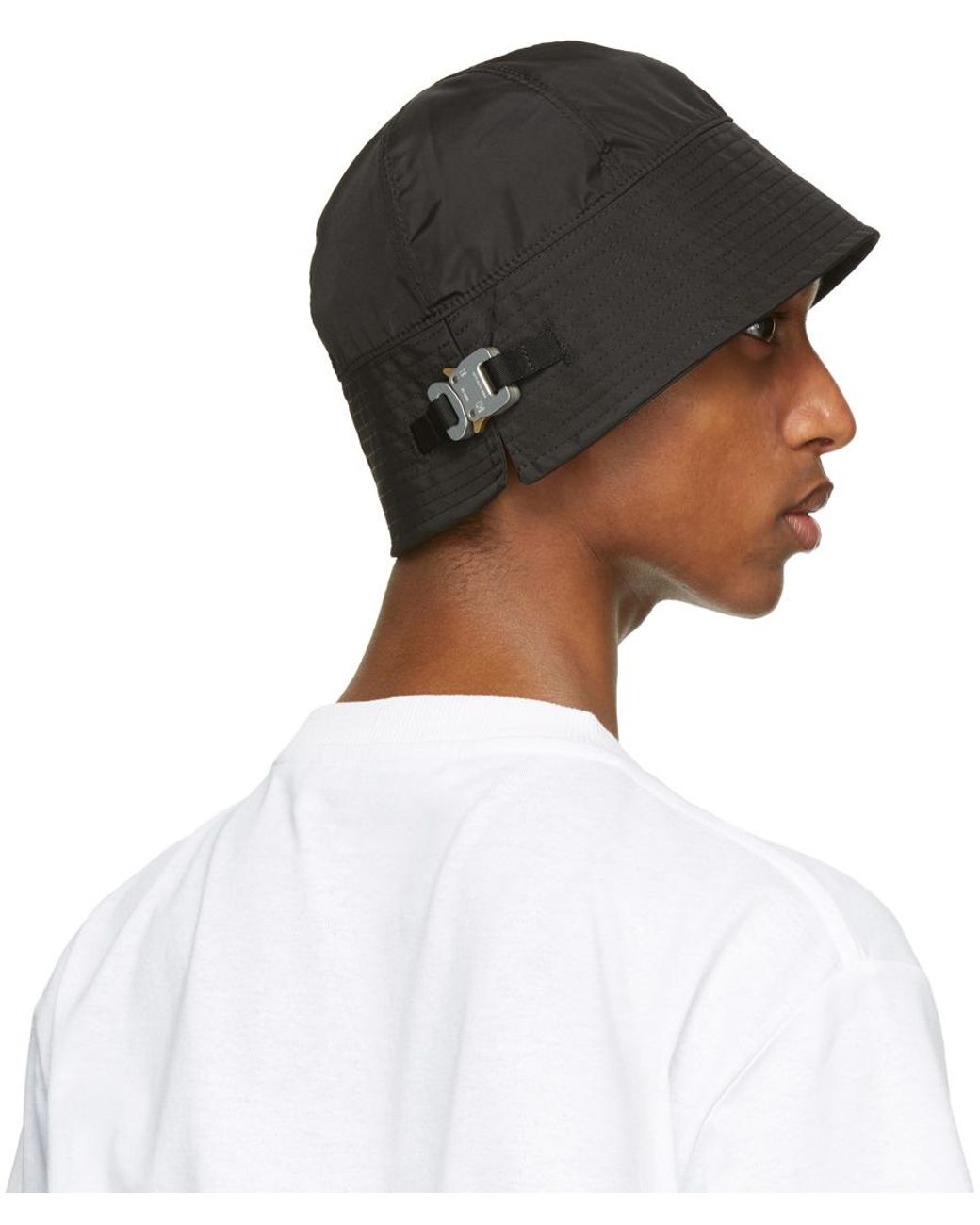 1017 ALYX 9SM Black Narrow Buckle Bucket Hat for Men | Lyst Canada