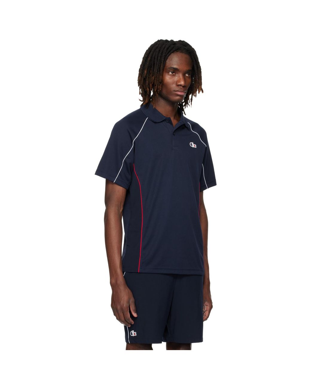 Lacoste Blue French Tennis Team Polo for men