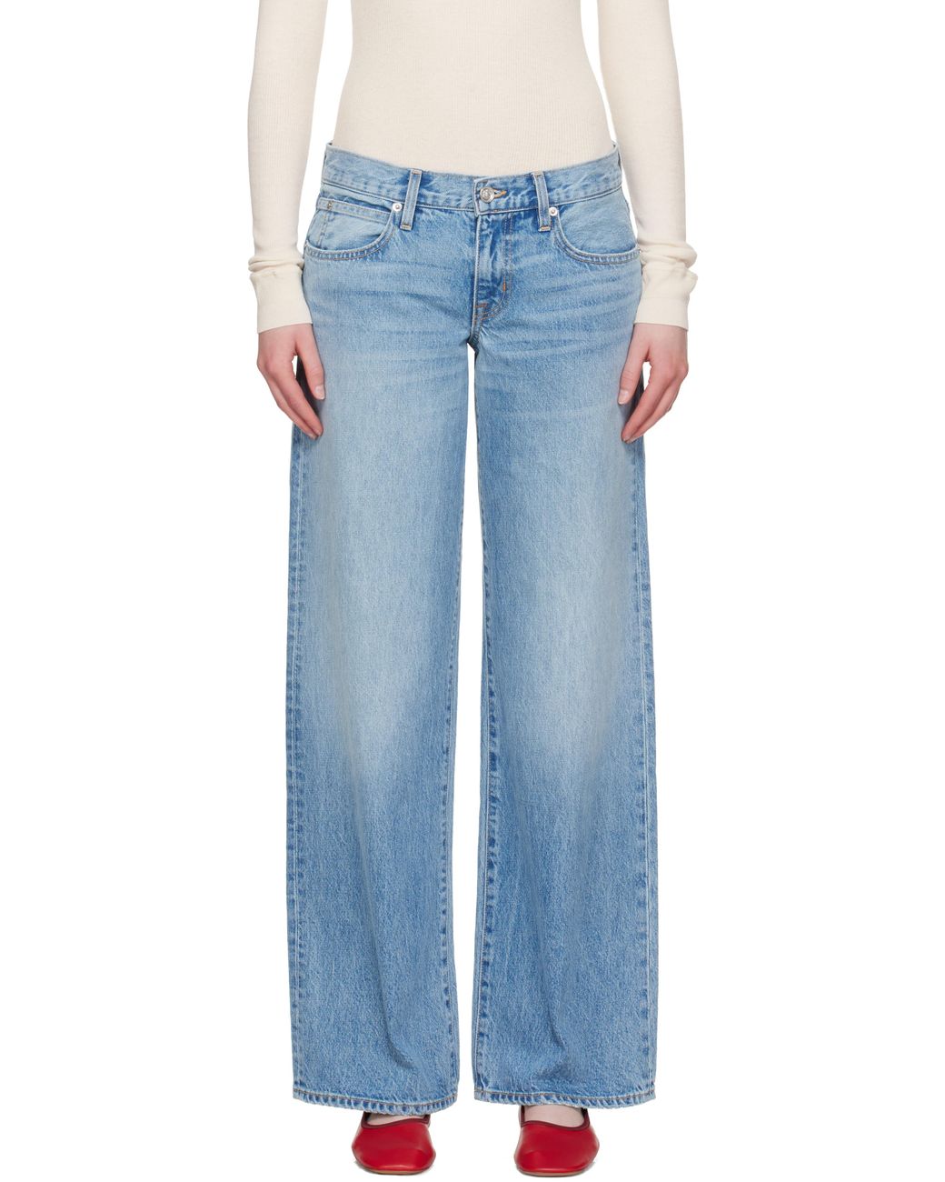 SLVRLAKE Denim Lexi Jeans in Blue | Lyst