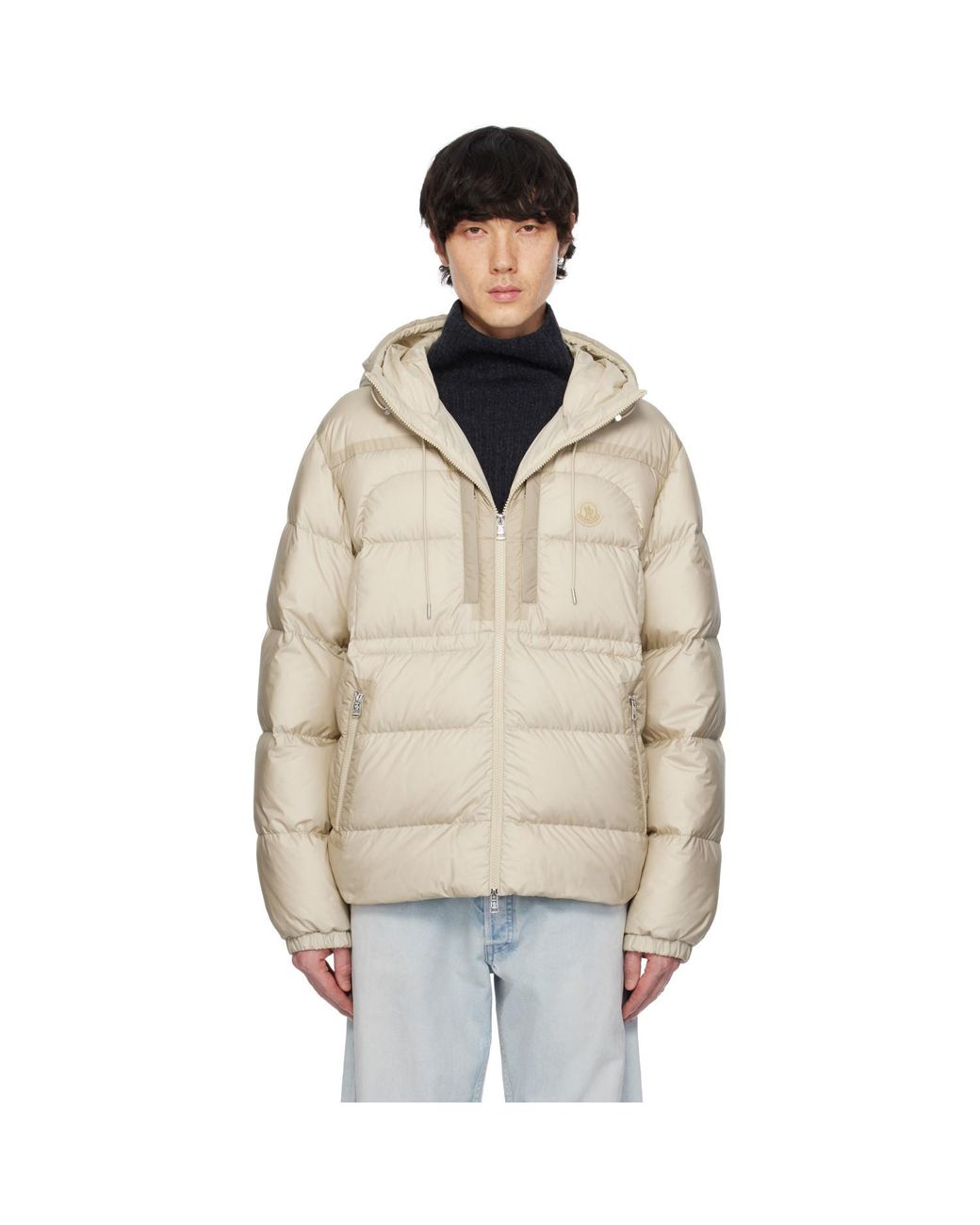 Moncler Natural Archivio Creativo Orfet Down Jacket for men