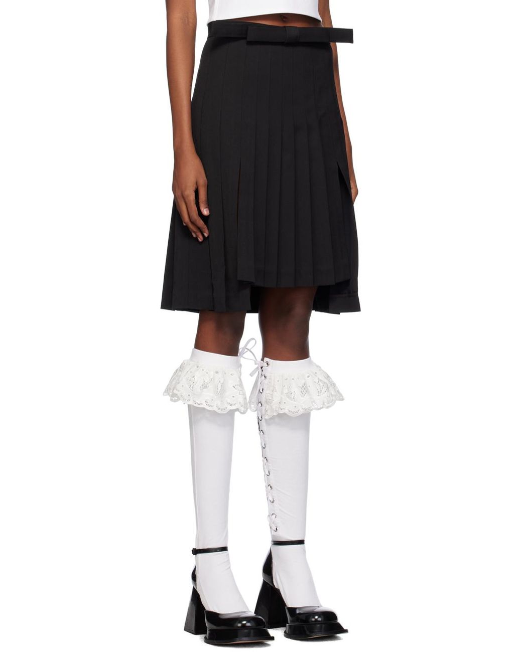 ShuShu/Tong Ssense限定 ミニスカート ブラック | Lyst 