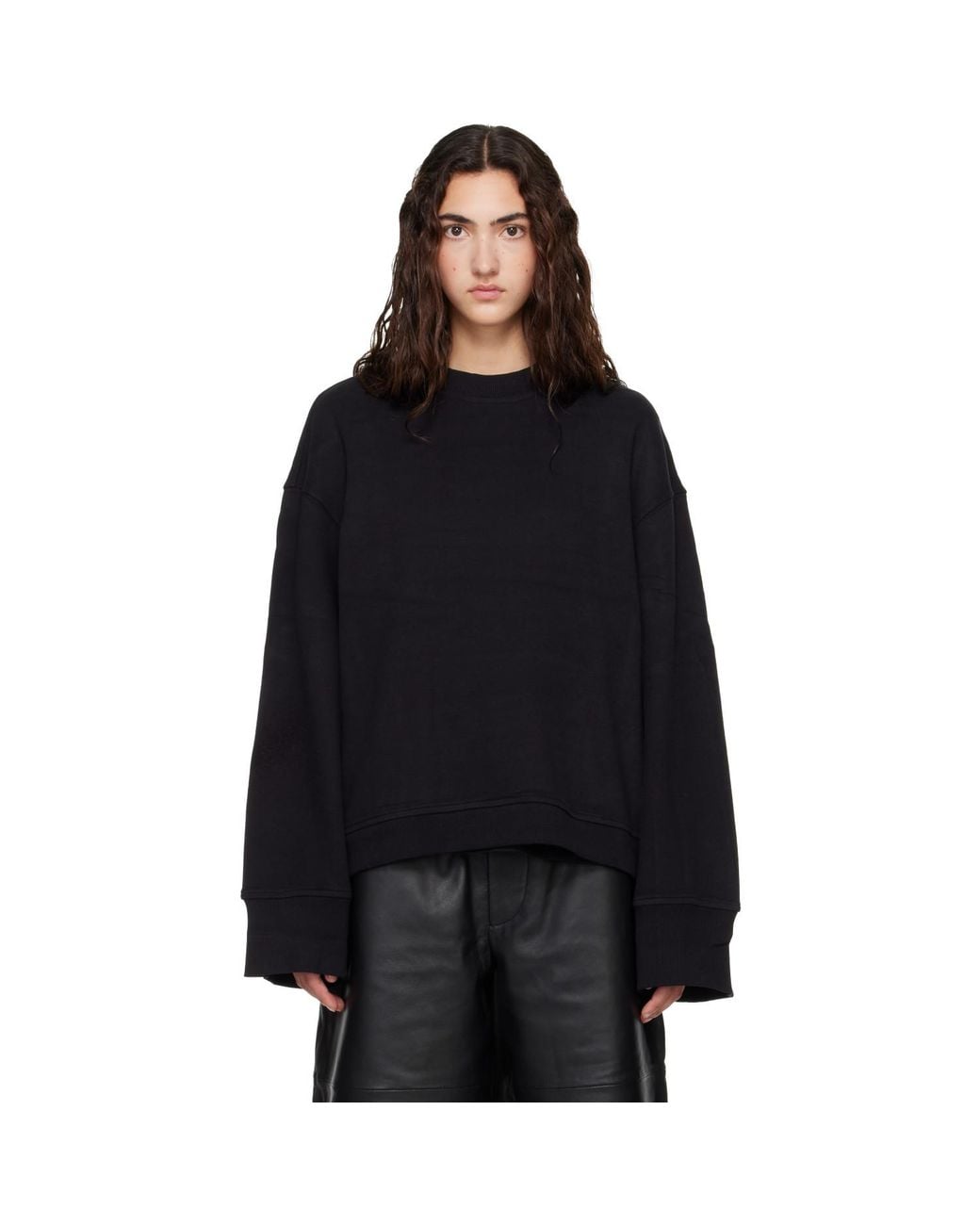 Frankie Shop Black Talia Sweatshirt