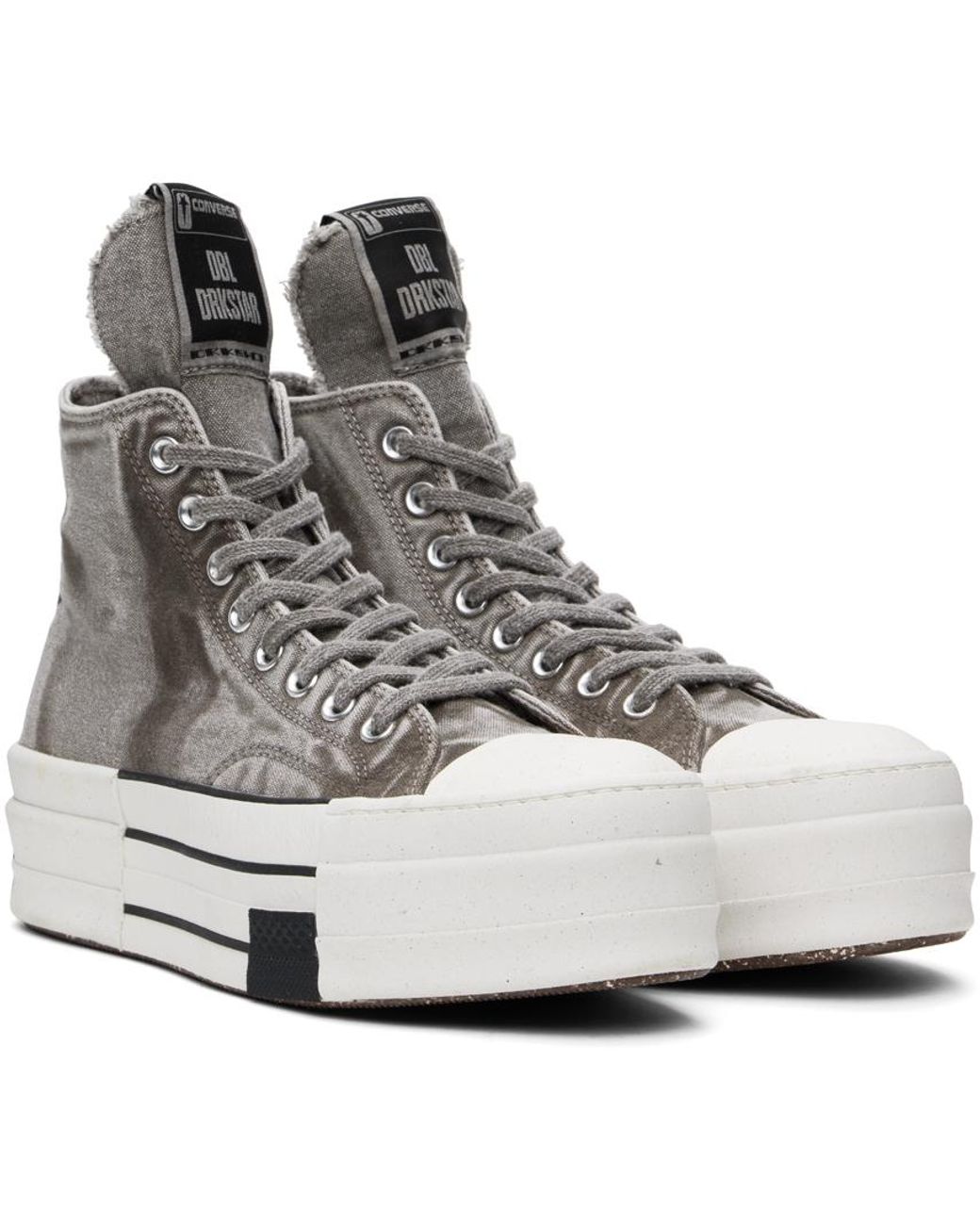 Rick Owens Converseエディション グレー Dbl Drkstar