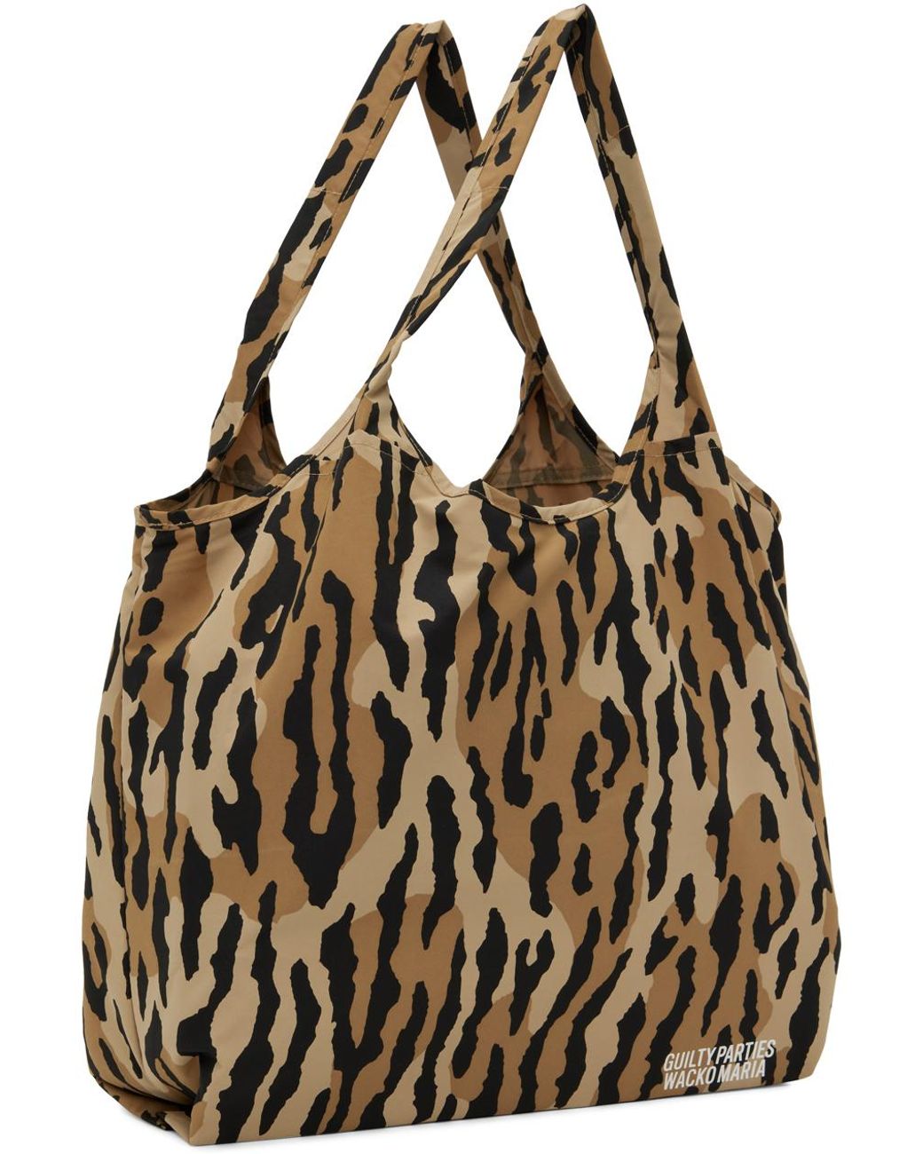 WACKO MARIA LEOPARD MESSENGER BAG BEIGE | housecleaningmadison.com