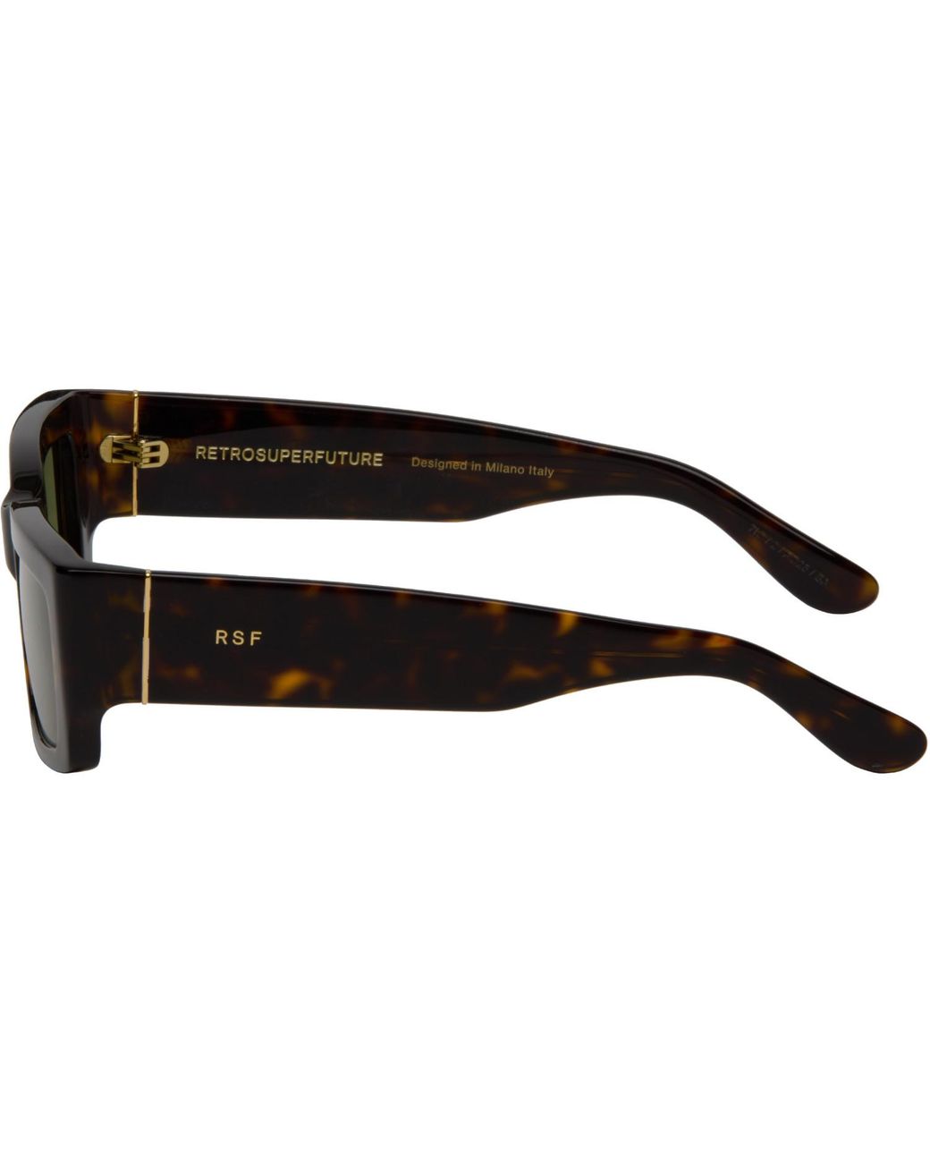 Retrosuperfuture Green Notte Sunglasses for men
