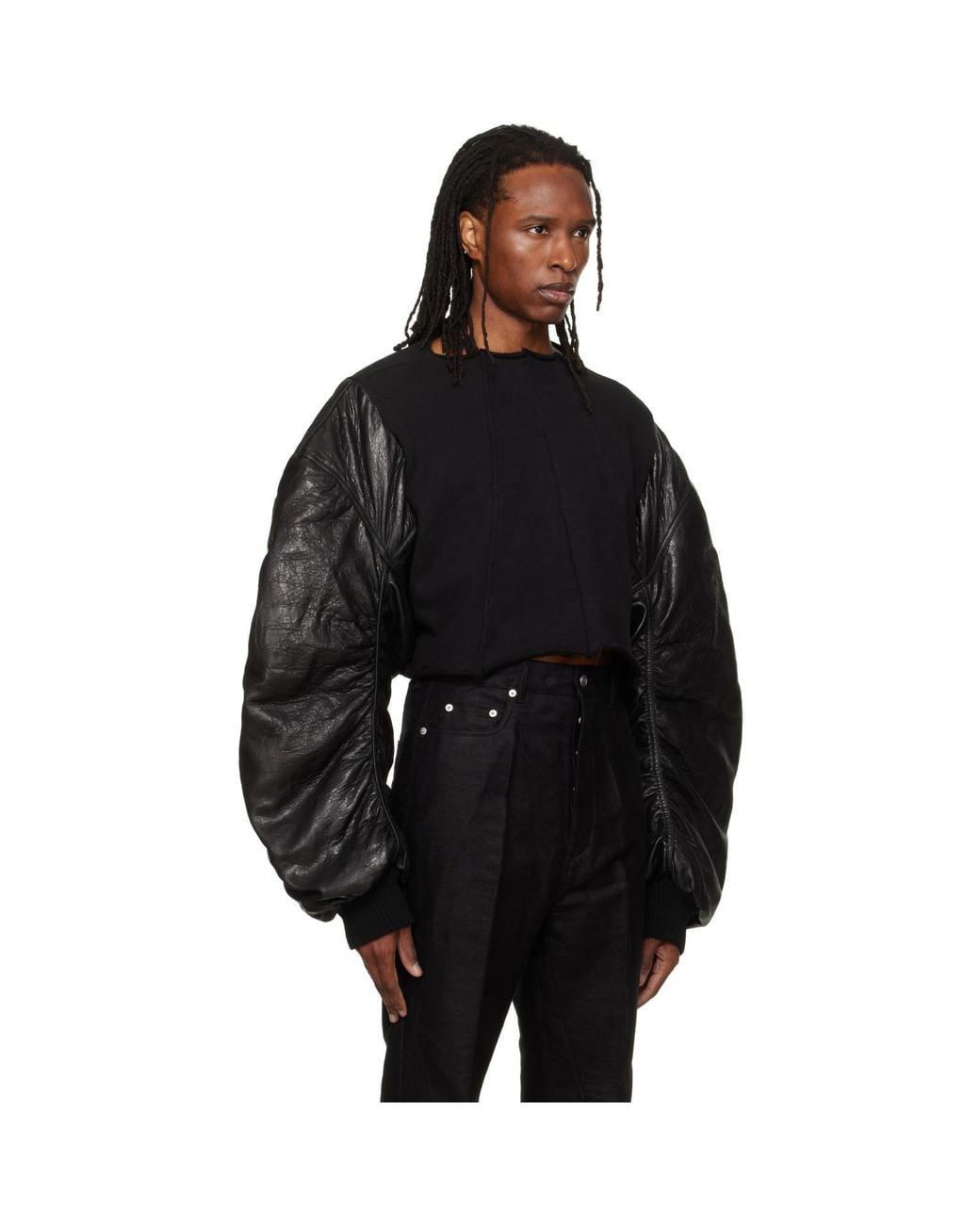 Rick Owens Black Tower Secchia Jacket for men