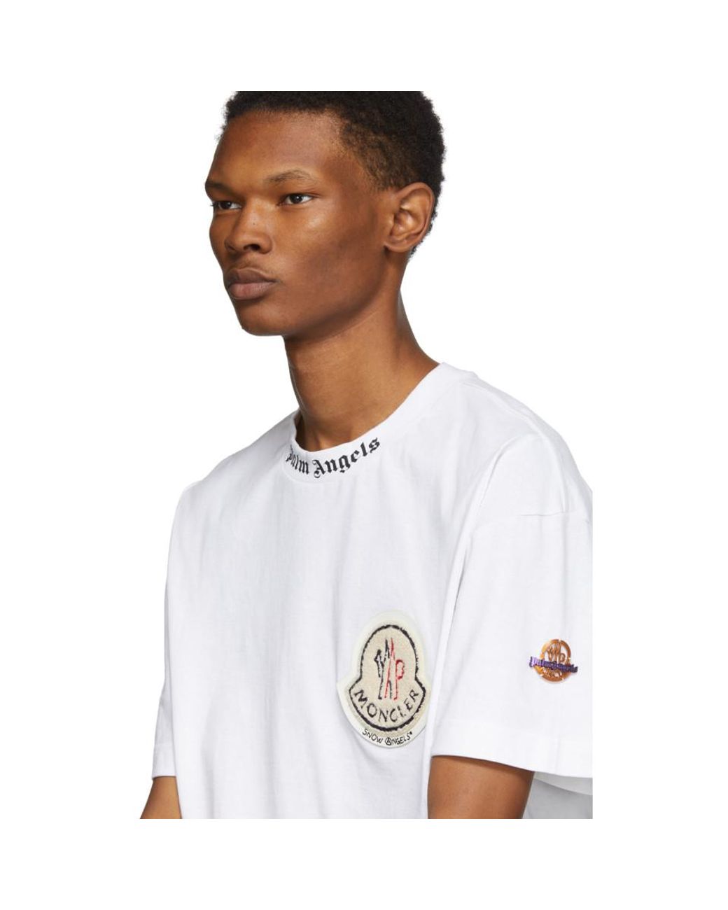 Moncler Genius 8 Moncler Palm Angels White Constructed T-shirt for Men |  Lyst