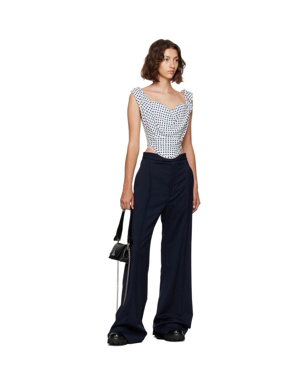 Vivienne Westwood Blue Sunday Corset Top