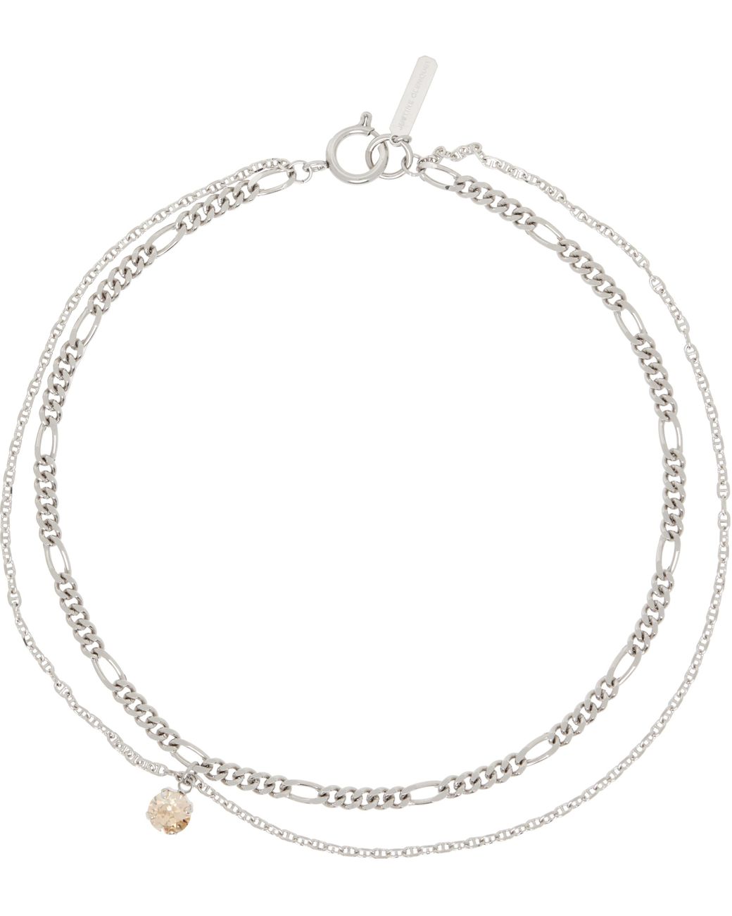 Justine Clenquet シルバー Suzanne ネックレス メタリック | Lyst