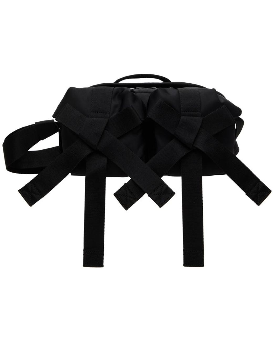 SimoneRocha/ホワイトClassic Bow ビーズ クロスボディバッグ simone-rocha-off-white-beaded-