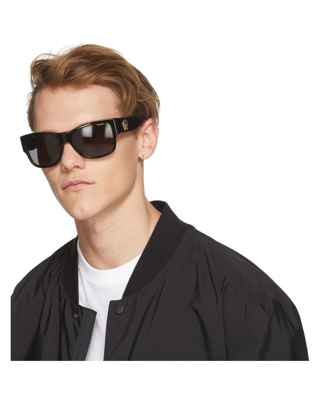 Versace Black Medusa Sunglasses for Men | Lyst