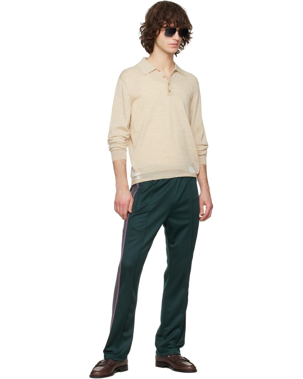 Needles Multicolor Narrow Track Pants for men