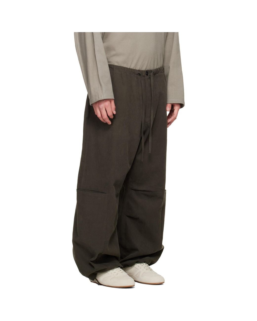 Seventh Gray Khaki Sagyo Trousers for men