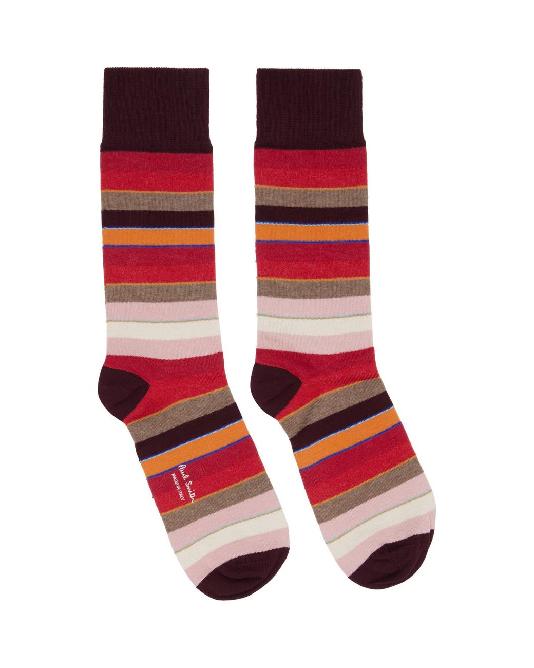 Paul Smith Blue Three-Pack Stripe Socks for men