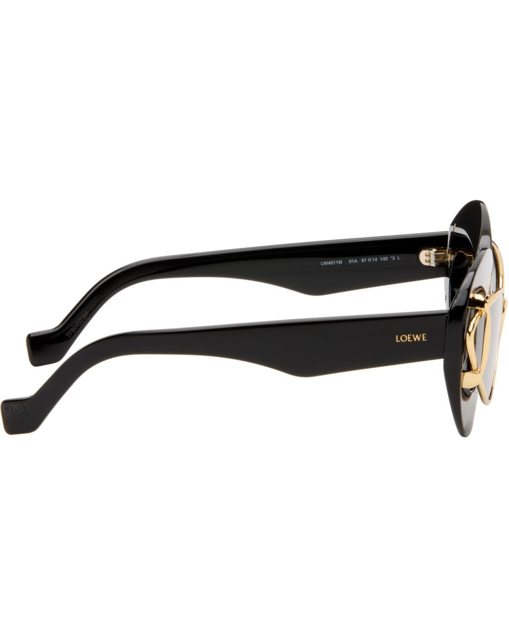 Loewe Black Double Frame Sunglasses for men