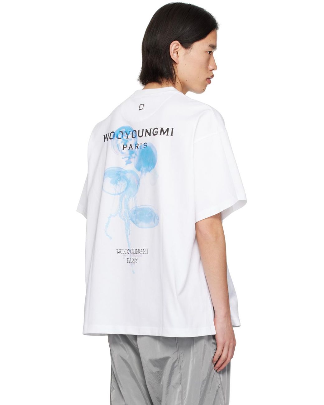 WOOYOUNGMI Luminous Jellyfish T Shirt in White for Men Lyst UK