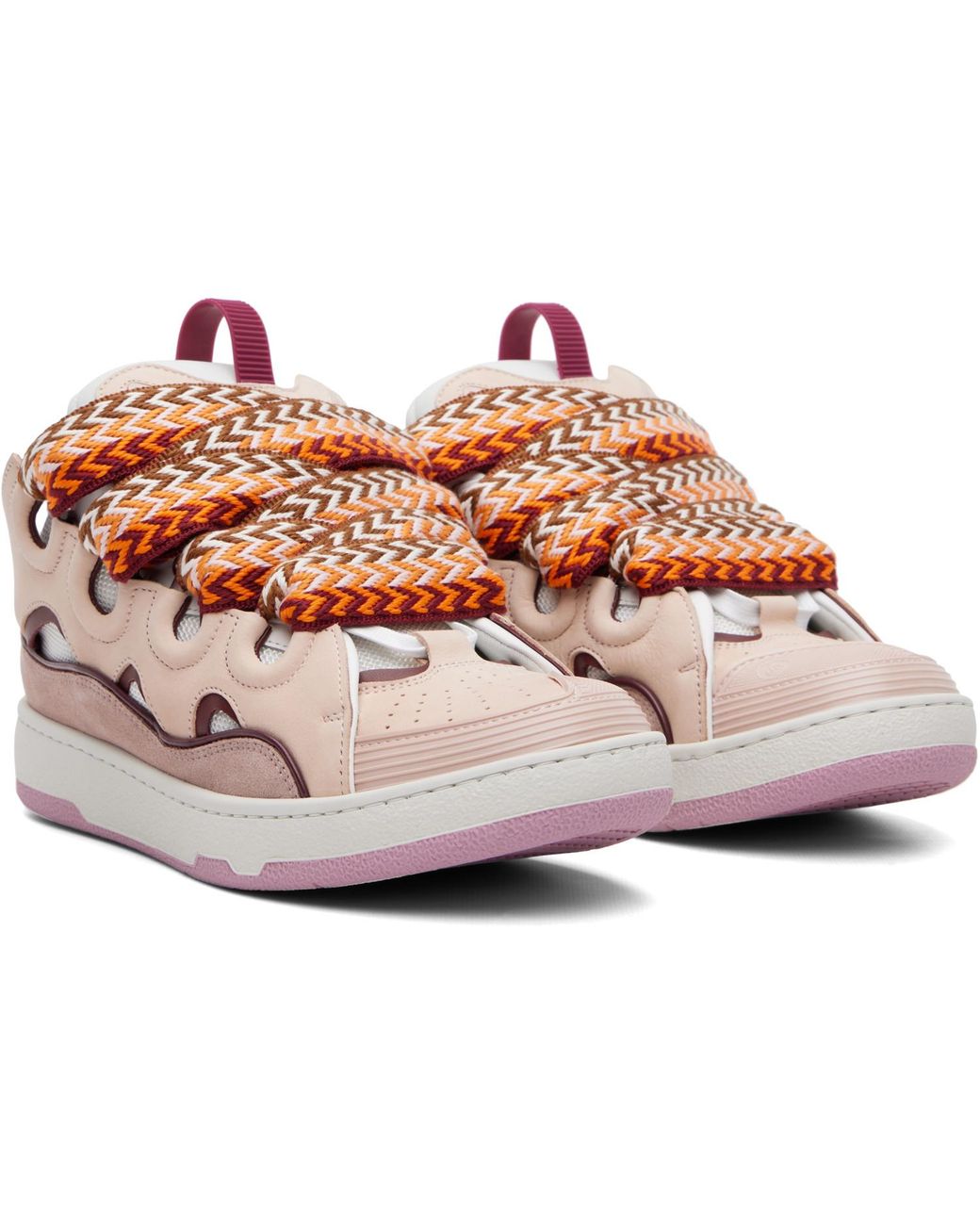 Lanvin Pink Curb Sneakers for men
