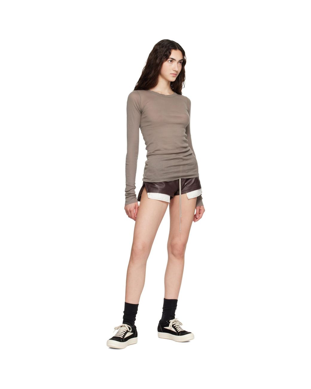 Rick Owens Black Tower Vintage Sneaks Sneakers