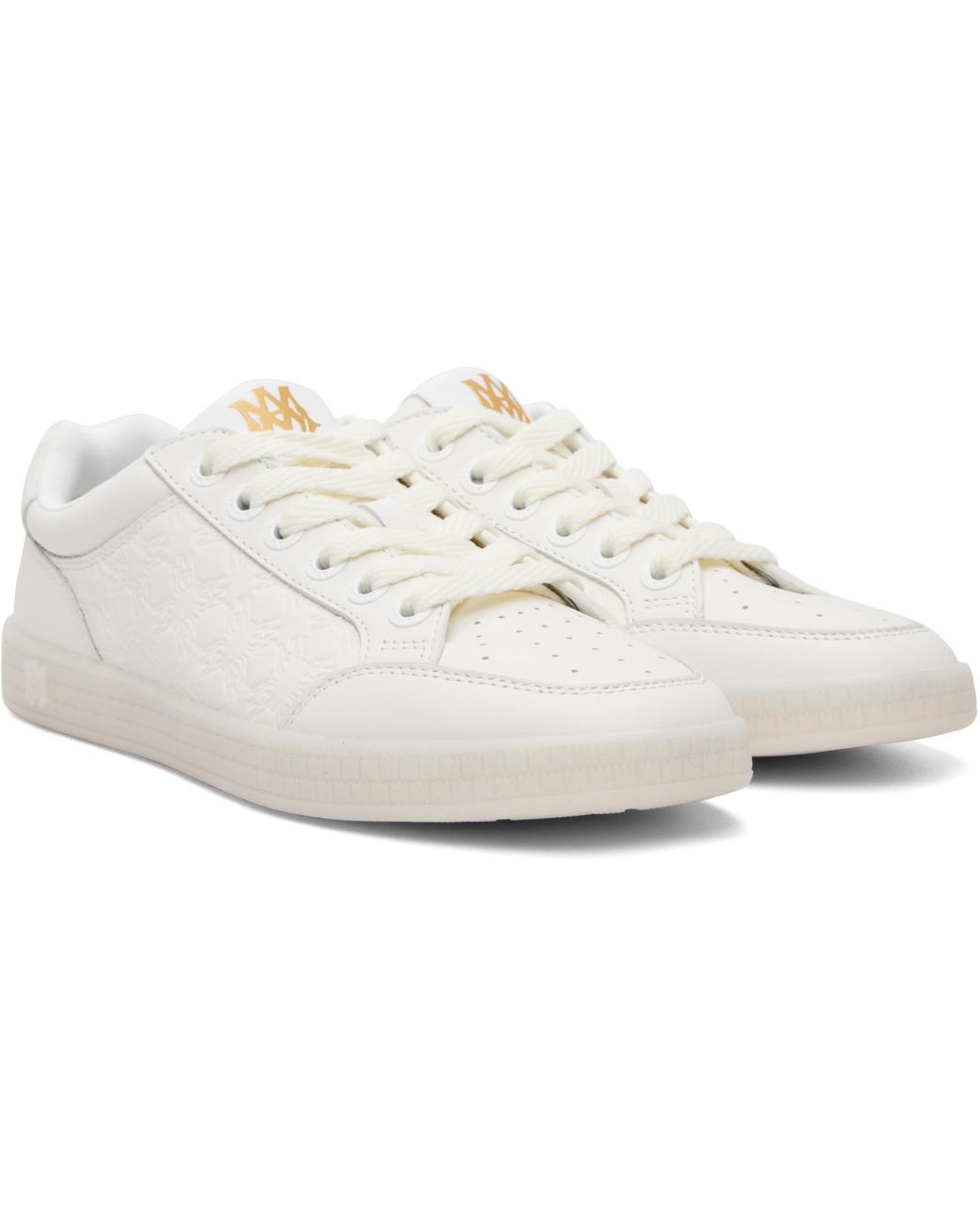 Amiri White Blvd Sneakers for men