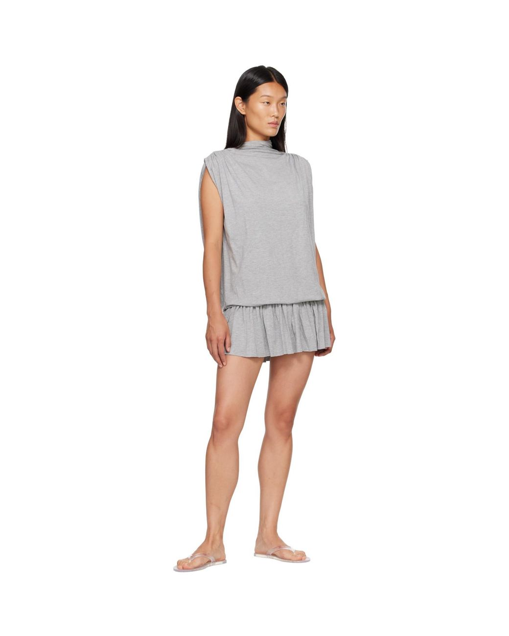 GIMAGUAS Gray Bombi Minidress
