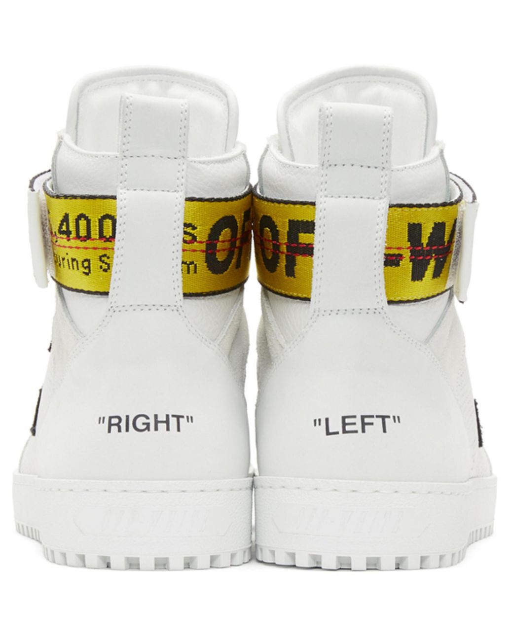Off-White c/o Virgil Abloh White Belt High-top Sneakers for Men | Lyst