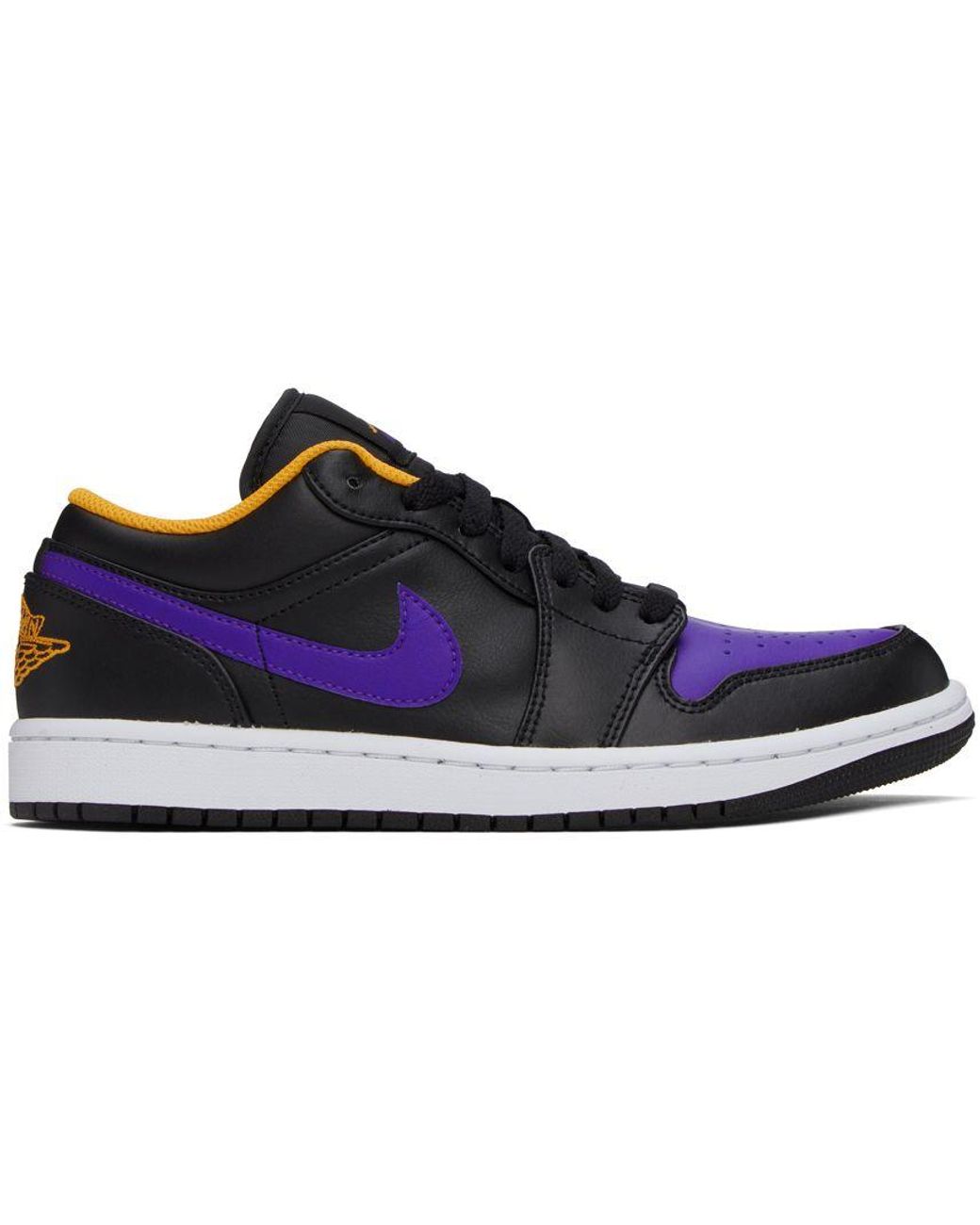 mens black and purple jordans