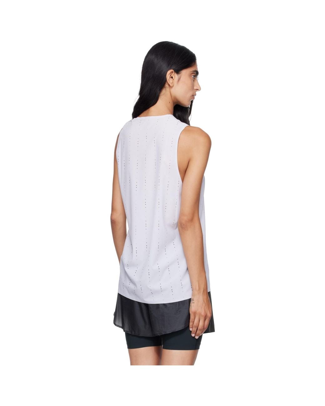 Post Archive Faction PAF White On Edition Singlet Tank Top