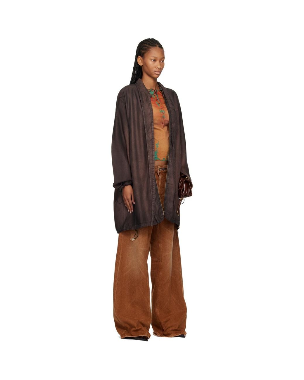 DIESEL Brown De-Troit-S Jacket