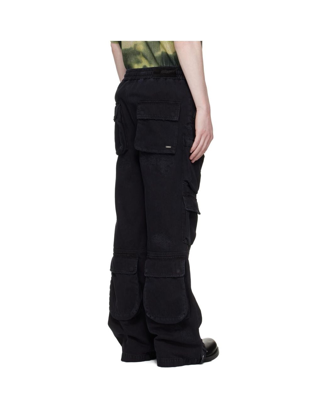 Amiri Black Cargo Jeans for men