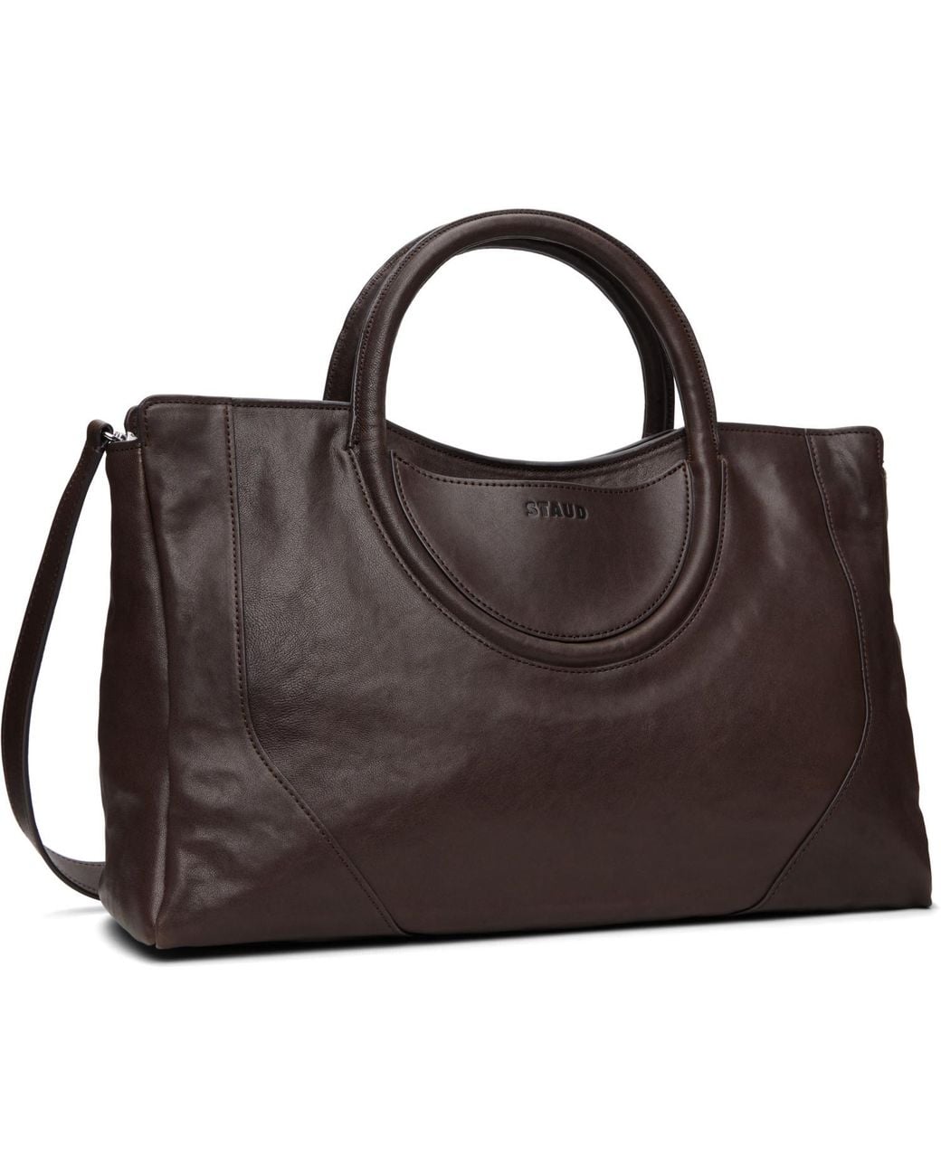 Staud Black Maude Satchel Tote