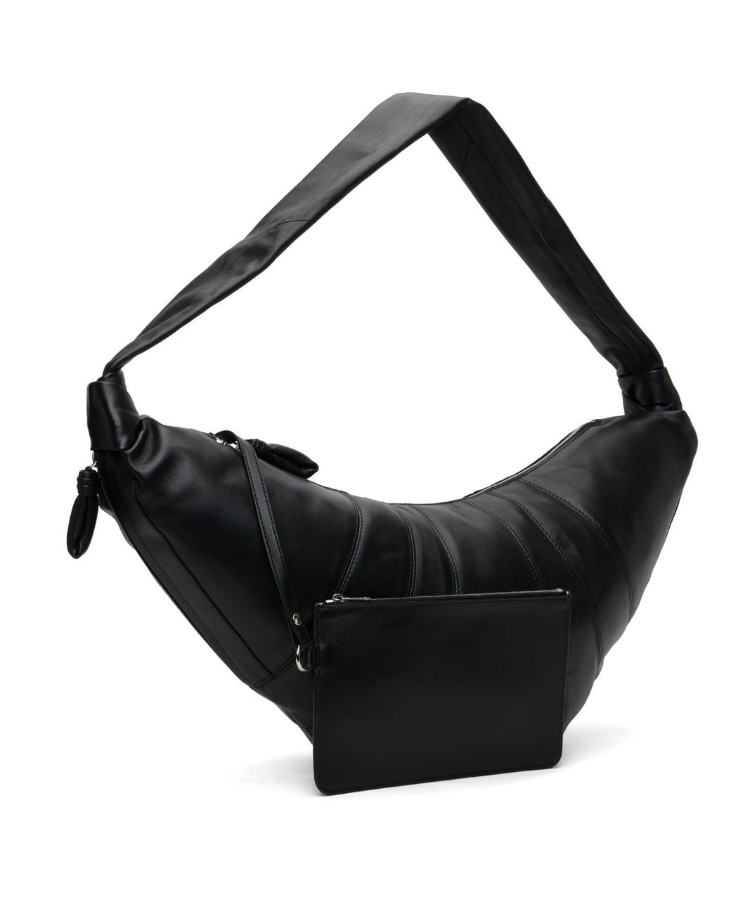 Lemaire Black Large Croissant Bag