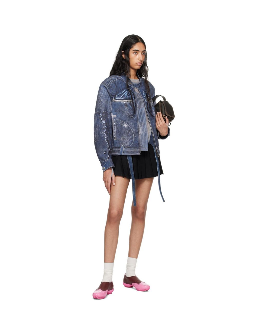 ANDERSSON BELL Black Hairy Cutout Sweater