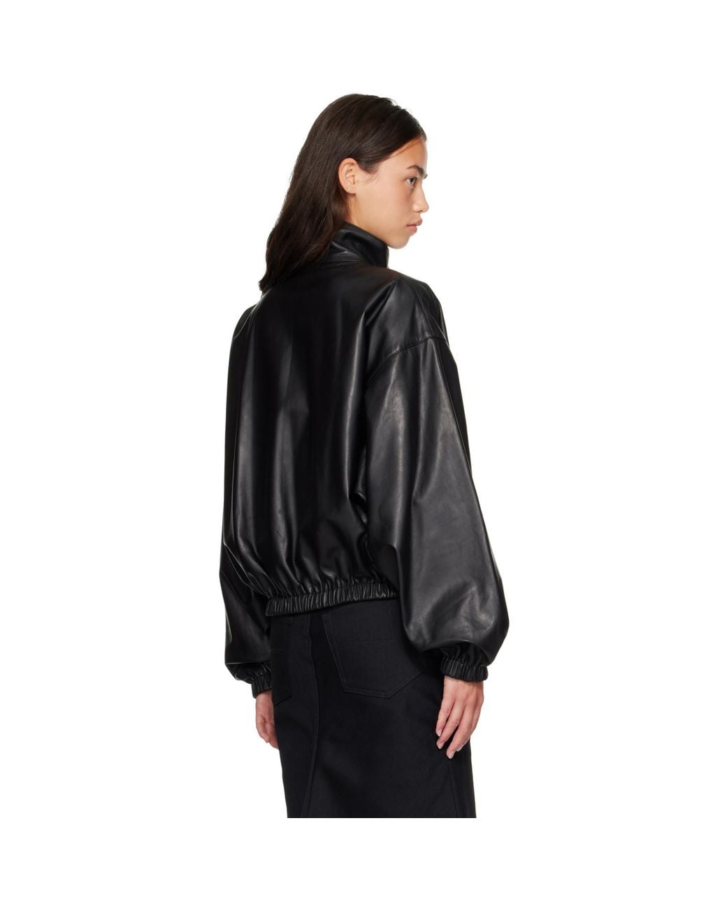 Balenciaga Black Tracksuit Reversible Lambskin Jacket