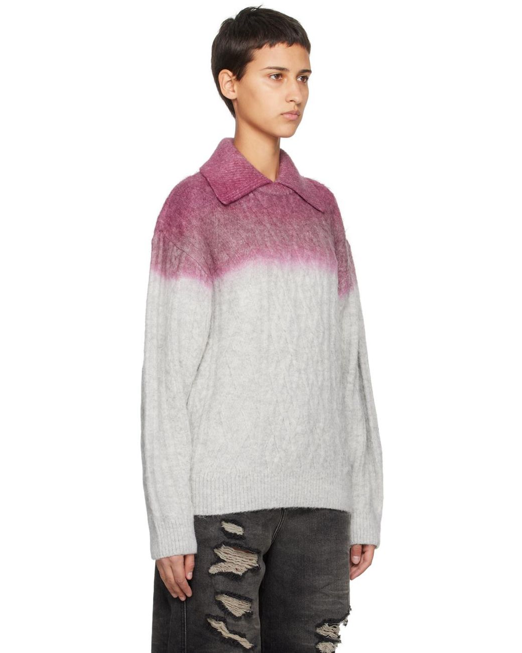 Pull Rowy Gris Adererror en coloris Gray