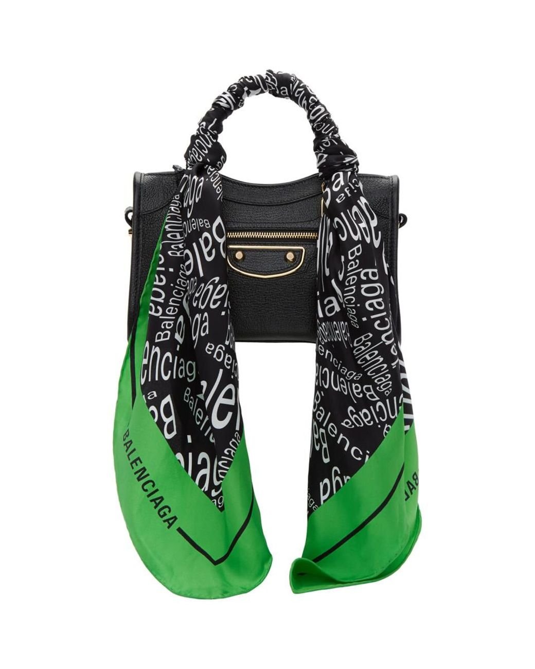 Mini City Printed Silk Scarf Bag in Lyst