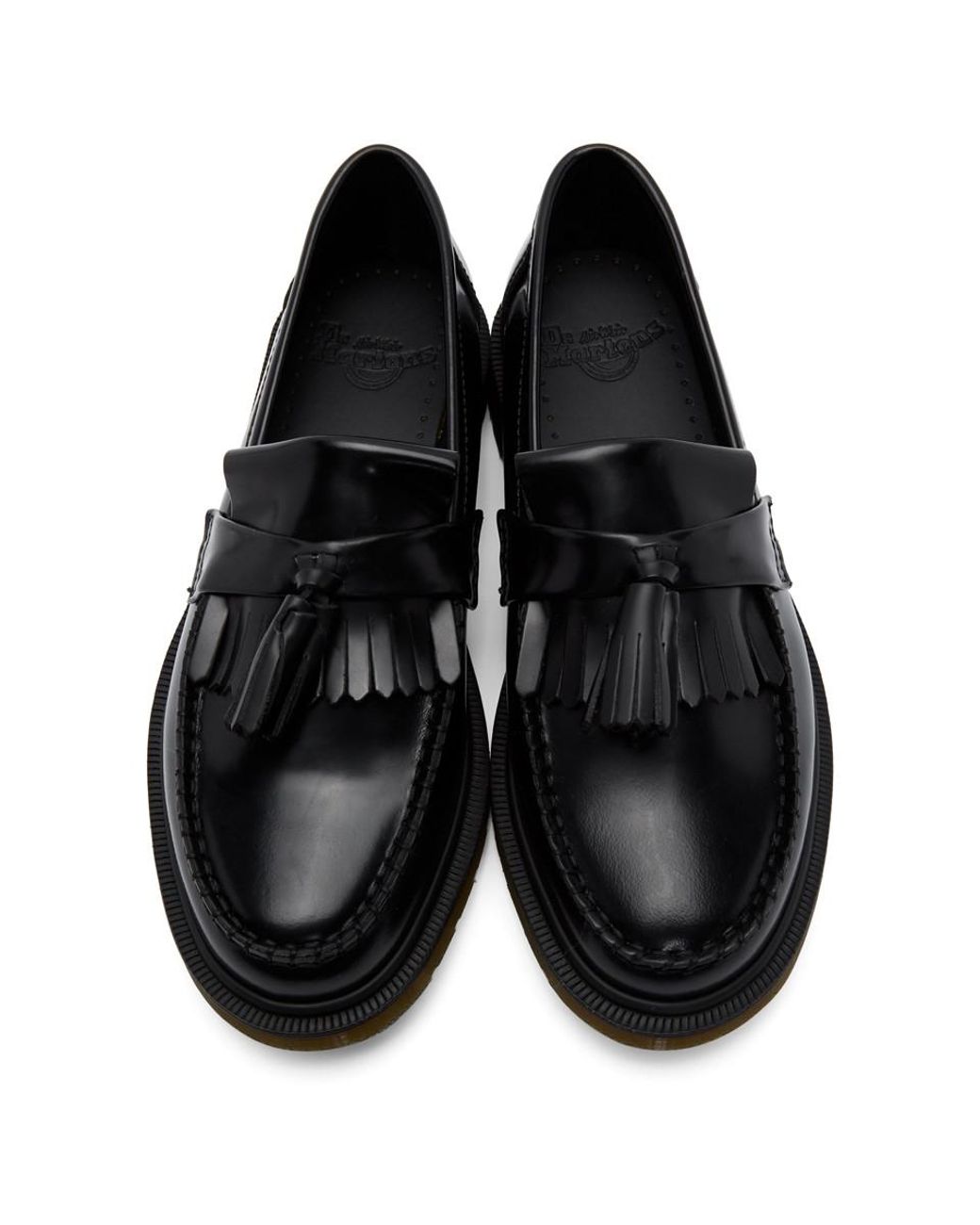 Dr. Martens Black Adrian Loafers for Men | Lyst