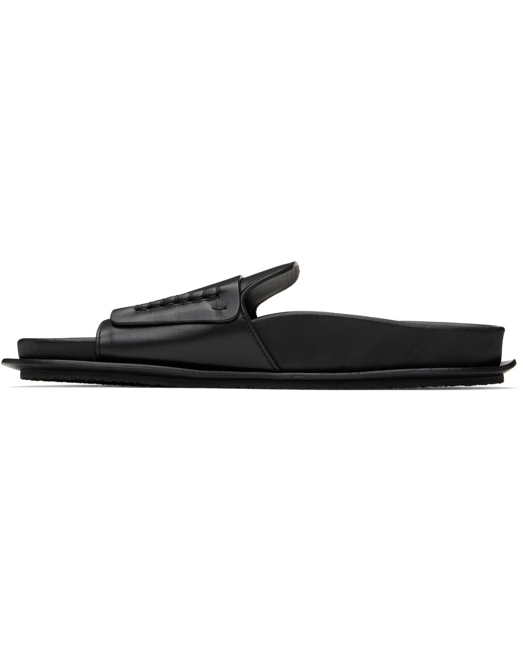 Jacquemus 'The Mocassin Sandals' Sandals in Black | Lyst