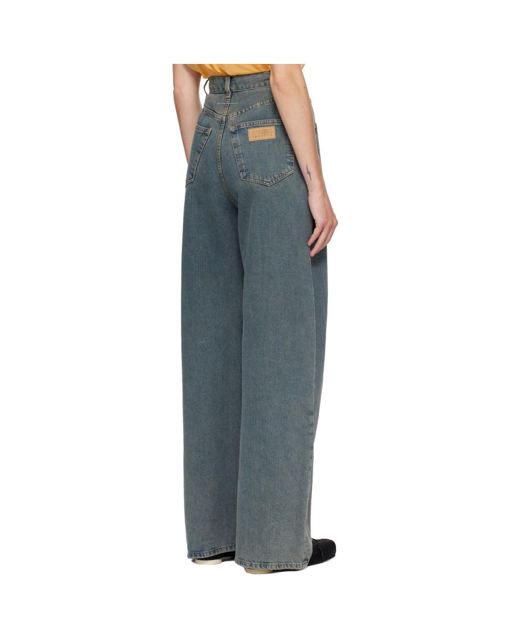 MM6 by Maison Margiela Blue Back-To-Back Jeans