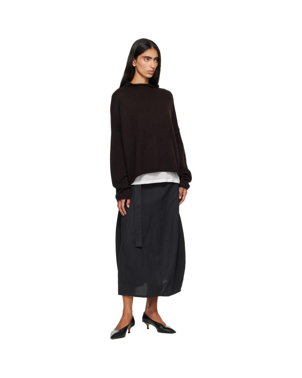 Lisa Yang Black Sandy Sweater