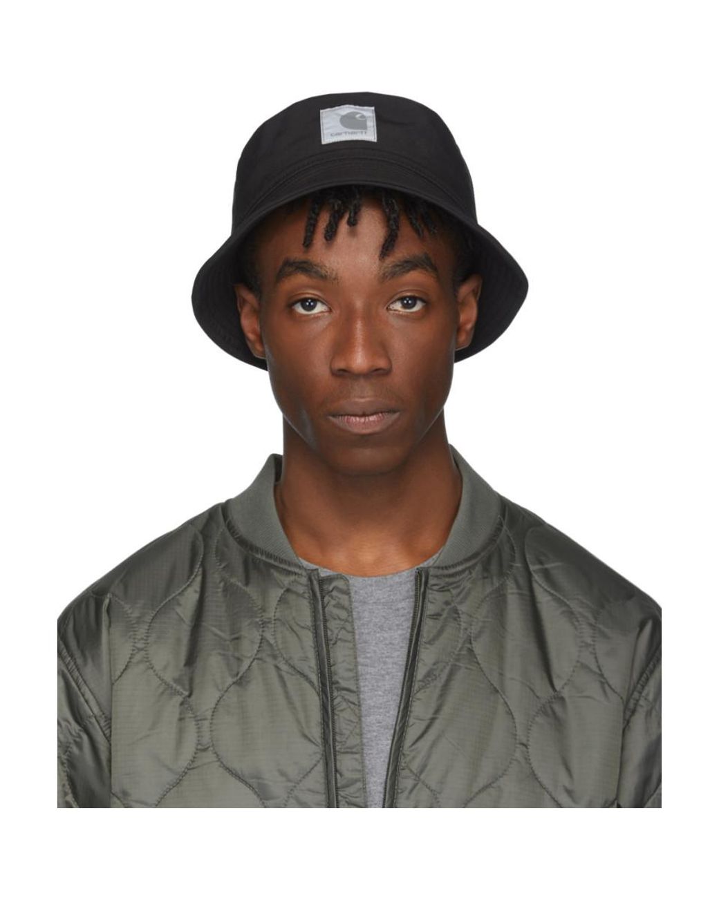 Carhartt WIP Black Softshell Bucket Hat for Men | Lyst Australia