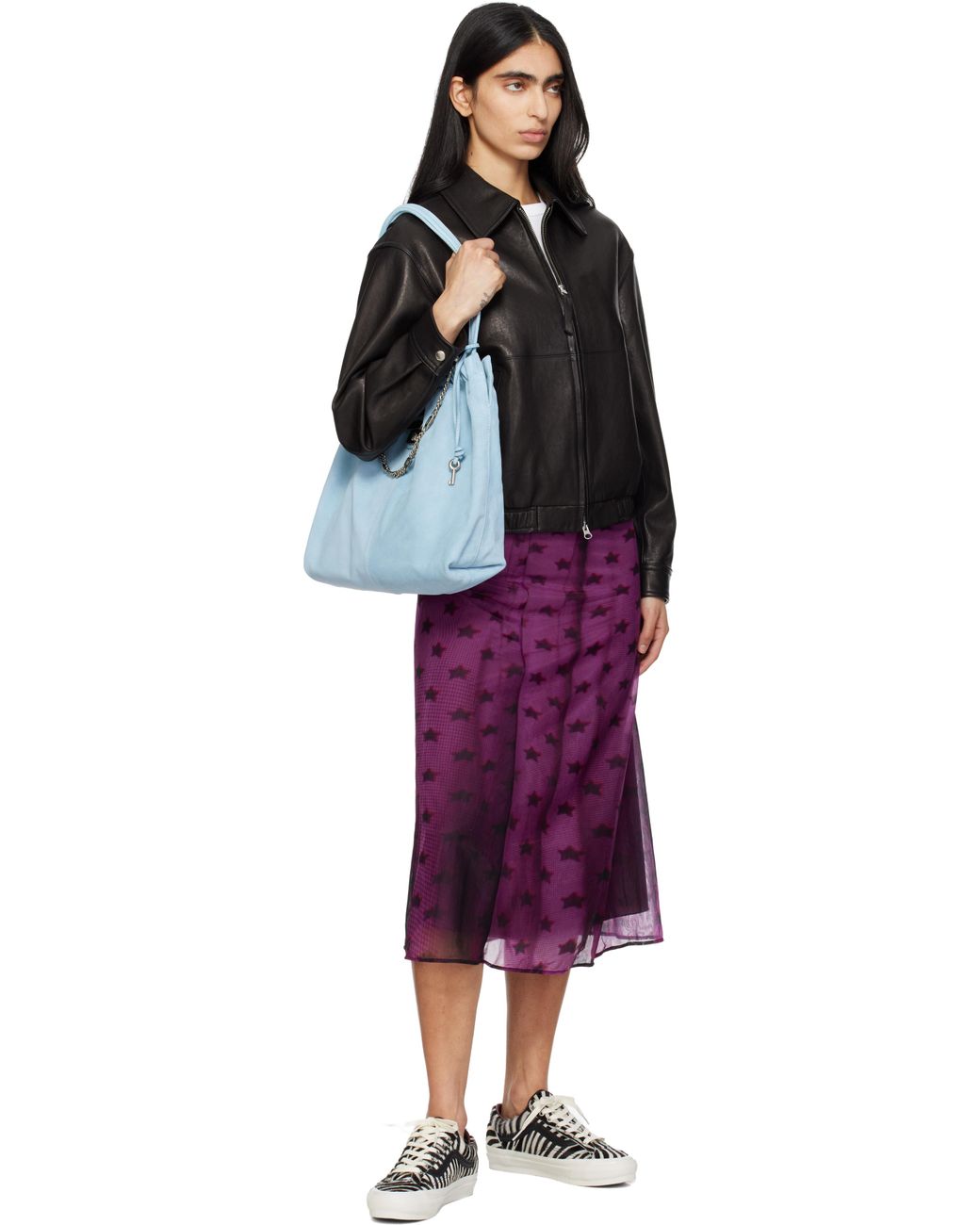 Marc Jacobs Blue 'The Suede Cristina' Tote