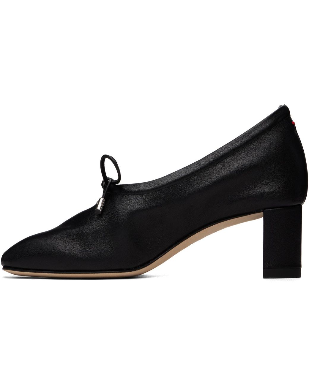 Aeyde Black Narissa Glove Heels