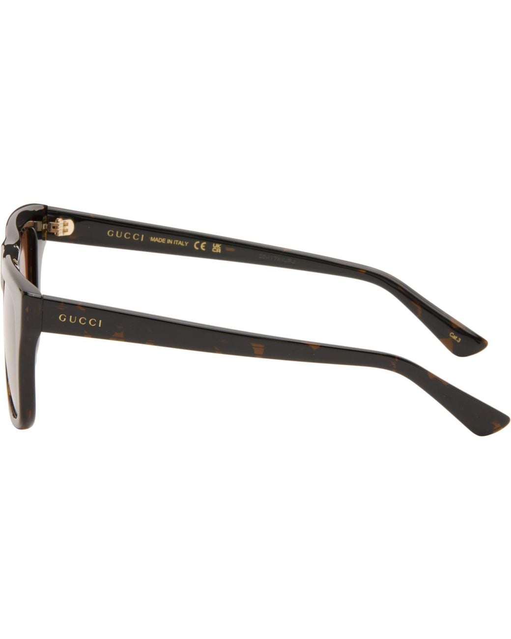 Gucci Brown Square Frame Sunglasses for men