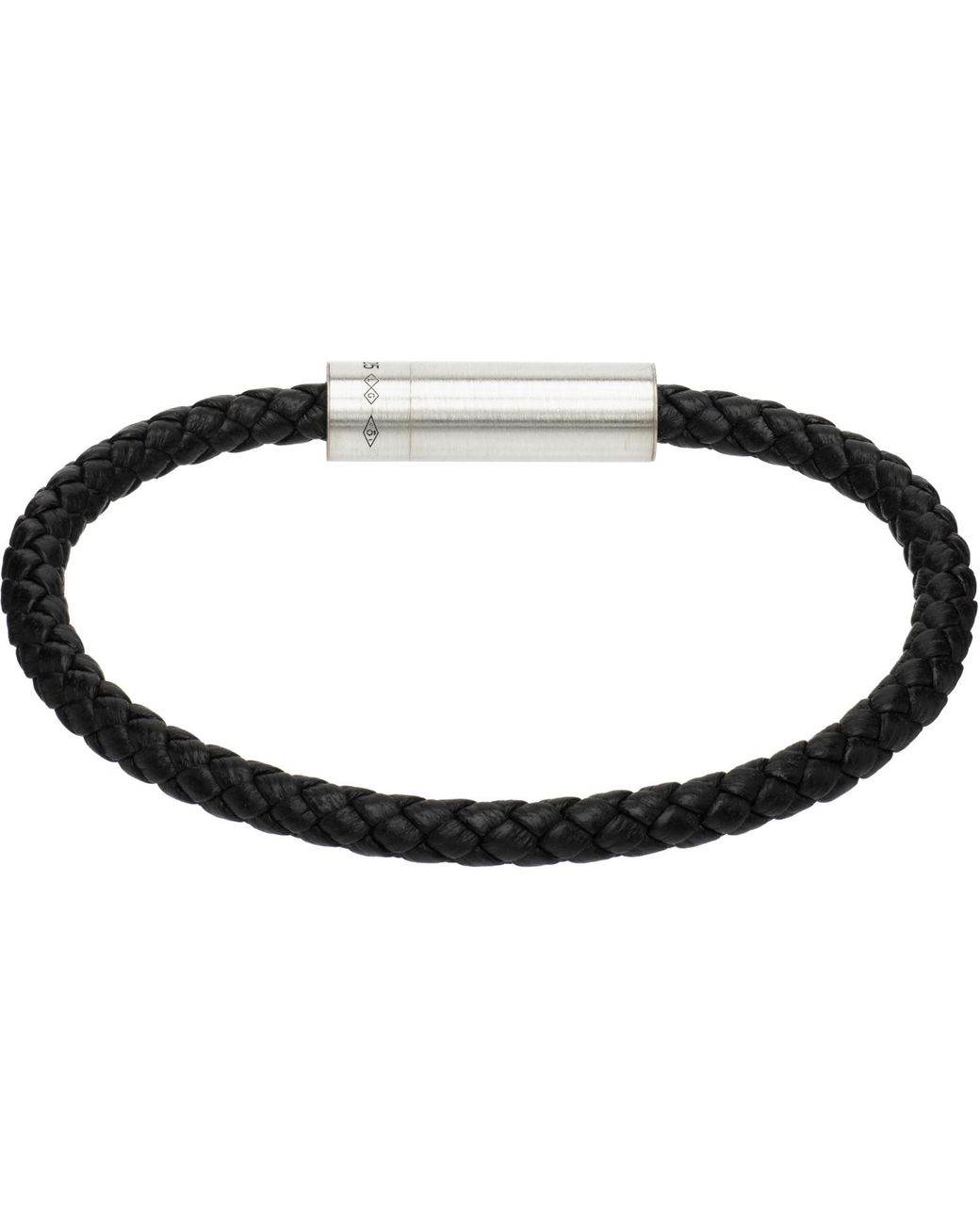Le Gramme Black Cable 'Le 7G' Bracelet for men