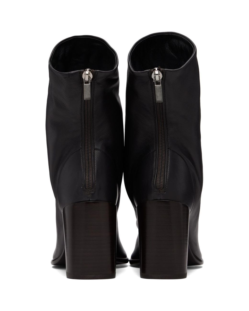 Lemaire Black Glove Ankle Boots